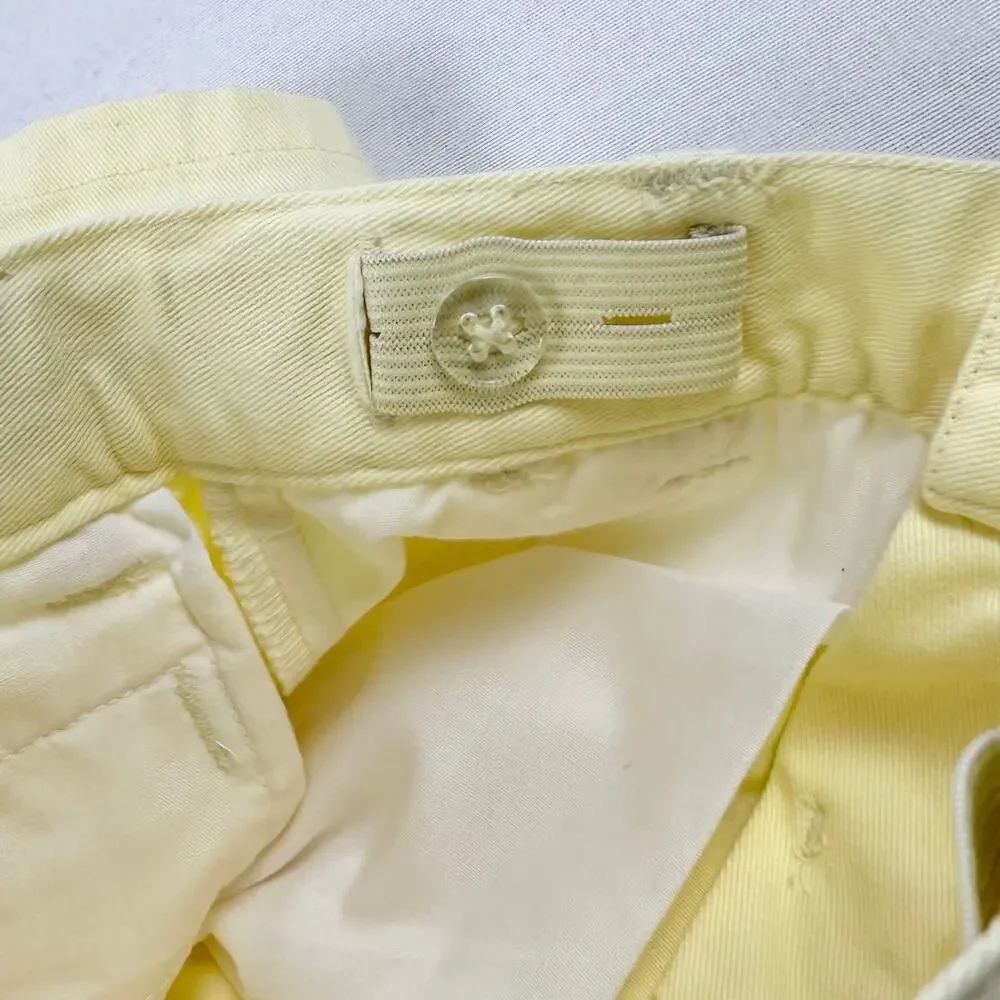 Janie and Jack Kids Chino Short Boys 4 Butter Yellow